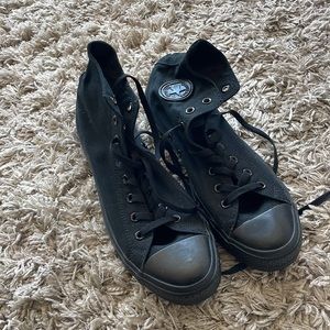 Black Hightop Converse Men’s 11
